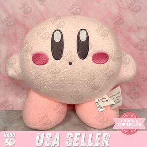 Kirby Nintendo - New Round1 EXCLUSIVE Big 13" Pastel Sweet Pink Ball Kirby Plush